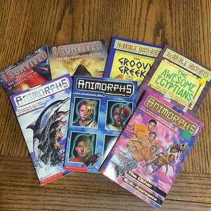 3 Animorphs, 2 Horrible Histories and 2 I Survived Chapter Books Set